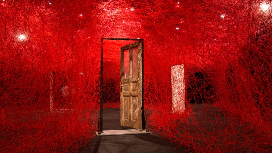 Chiharu Shiota interview by Creative Director Francesca Melchior for SHOT Magazine Issue 17. The Locked Room Installation